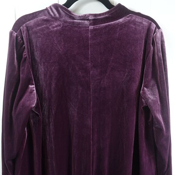 Taylor Womens Velvet Shift Dress Size 18W - Picture 9 of 12